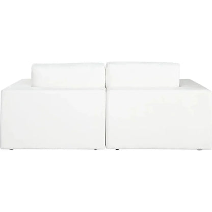 Muse Mist White Performance 2PC Modular Sofa - LOOMLAN - Diamond Sofa - Sofas & Loveseats