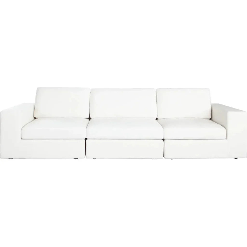 Muse Mist White Performance 3PC Modular Sofa - LOOMLAN - Diamond Sofa - Sofas & Loveseats