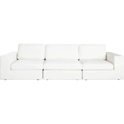 Muse Mist White Performance 3PC Modular Sofa - LOOMLAN - Diamond Sofa - Sofas & Loveseats