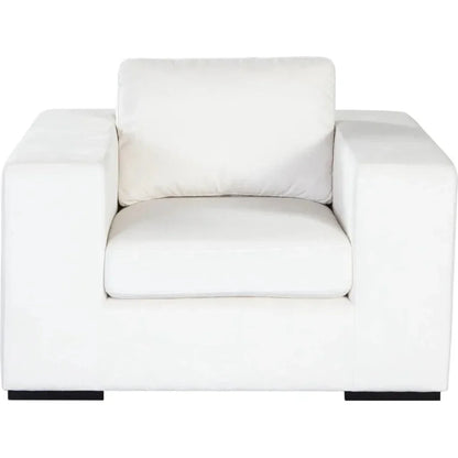 Muse Mist White Performance Accent Arm Chair - LOOMLAN - Diamond Sofa - Club Chairs