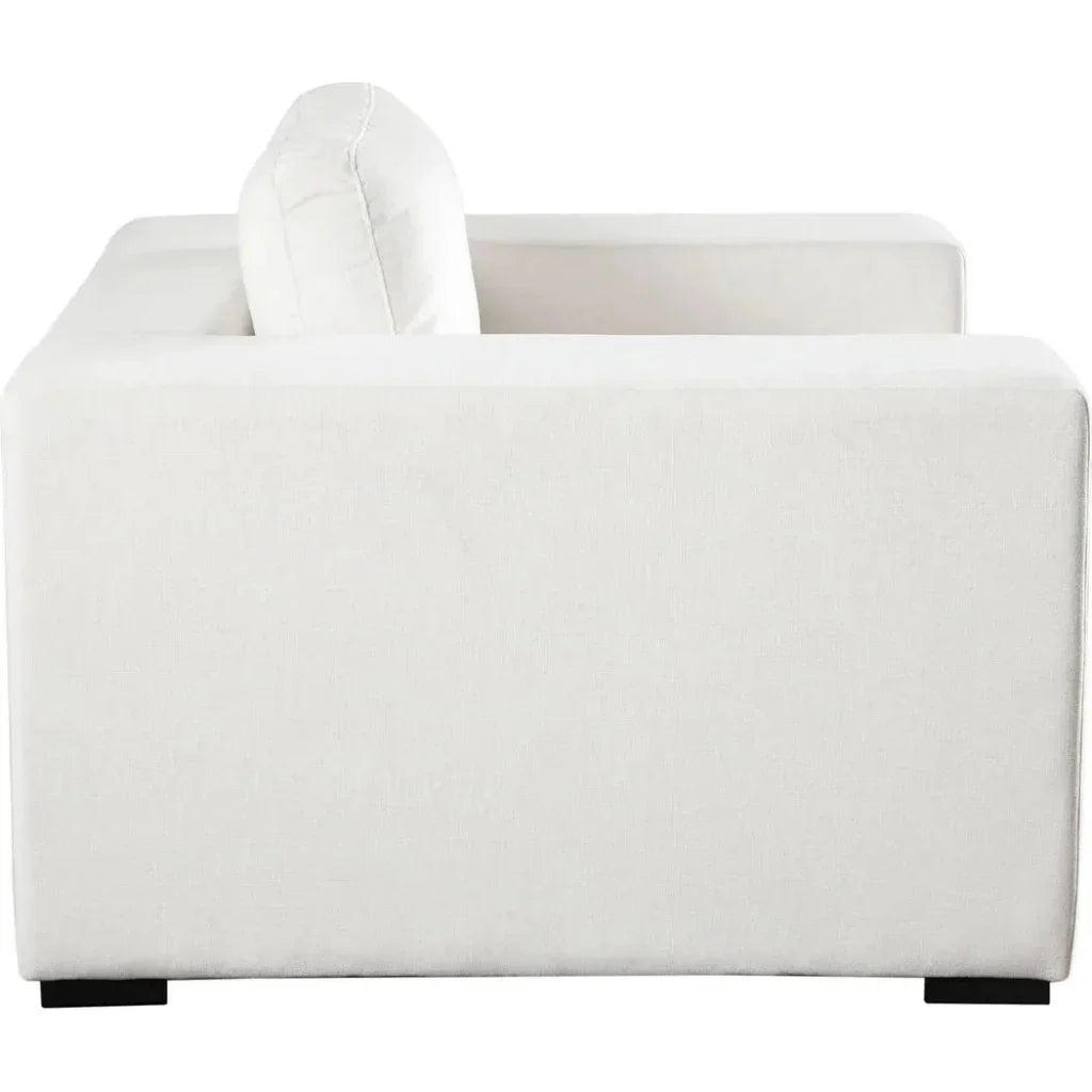 Muse Mist White Performance Accent Arm Chair - LOOMLAN - Diamond Sofa - Club Chairs