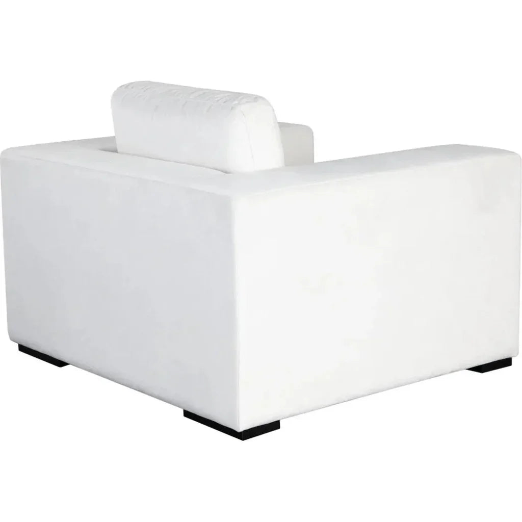 Muse Mist White Performance Accent Arm Chair - LOOMLAN - Diamond Sofa - Club Chairs