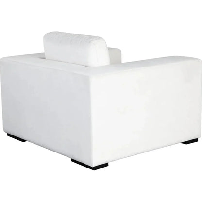 Muse Mist White Performance Accent Arm Chair - LOOMLAN - Diamond Sofa - Club Chairs