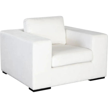 Muse Mist White Performance Accent Arm Chair - LOOMLAN - Diamond Sofa - Club Chairs