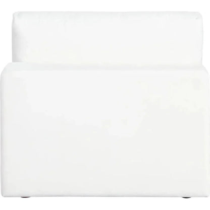 Muse Mist White Performance Armless Chair - LOOMLAN - Diamond Sofa - Club Chairs