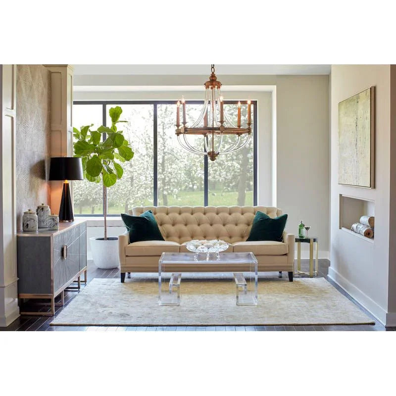 Mykonos Acrylic Made Clear Cocktail Table - LOOMLAN - Wildwood - Coffee Tables