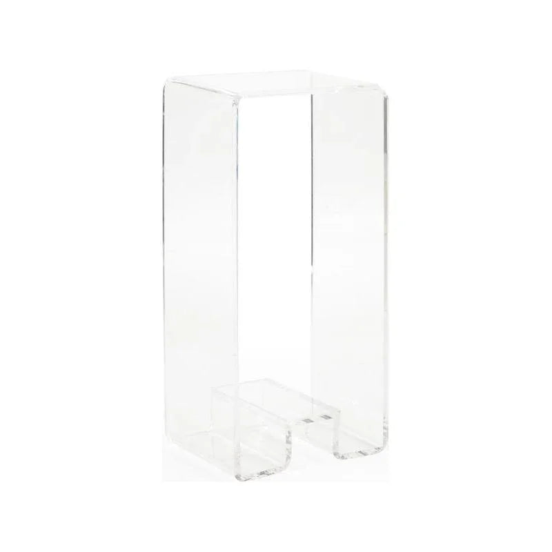 Mykonos Acrylic Made Clear Pedestal - LOOMLAN - Wildwood - Side Tables