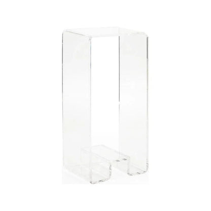 Mykonos Acrylic Made Clear Pedestal - LOOMLAN - Wildwood - Side Tables