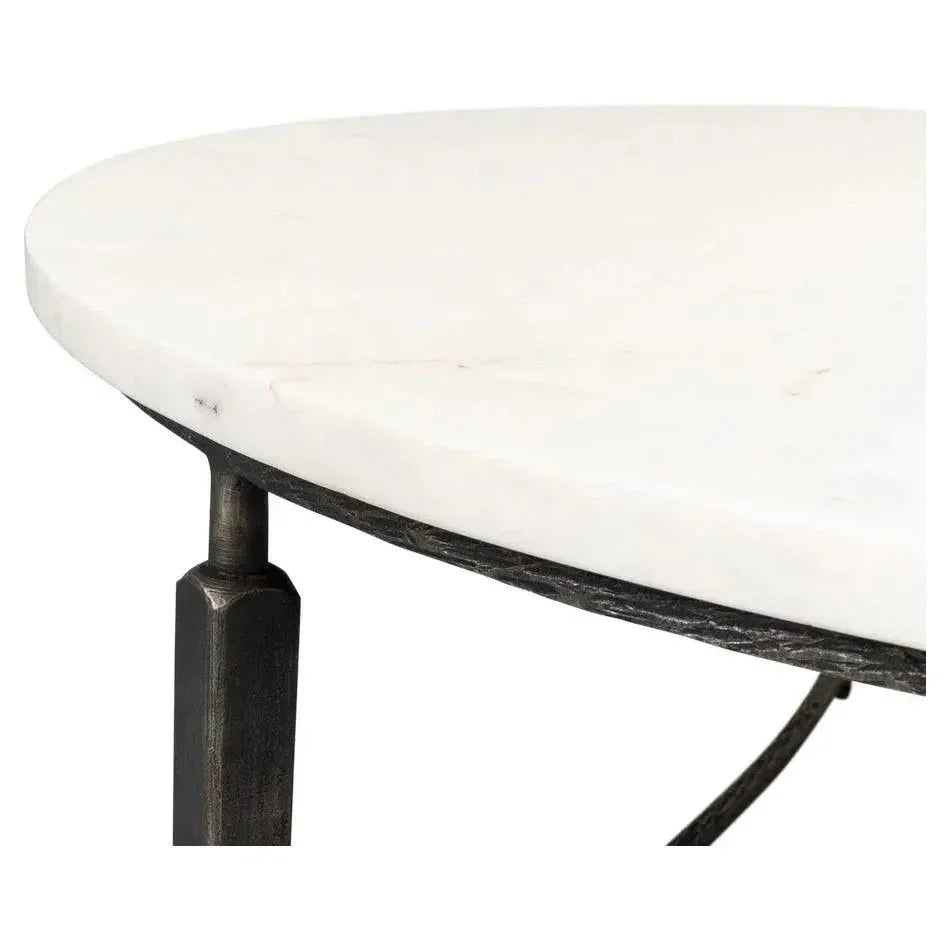 Mykos Round Coffee Table - LOOMLAN - Sarreid - Coffee Tables