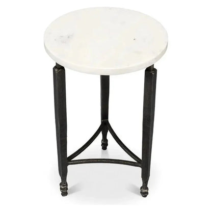 Mykos Round Side Table - LOOMLAN - Sarreid - Side Tables
