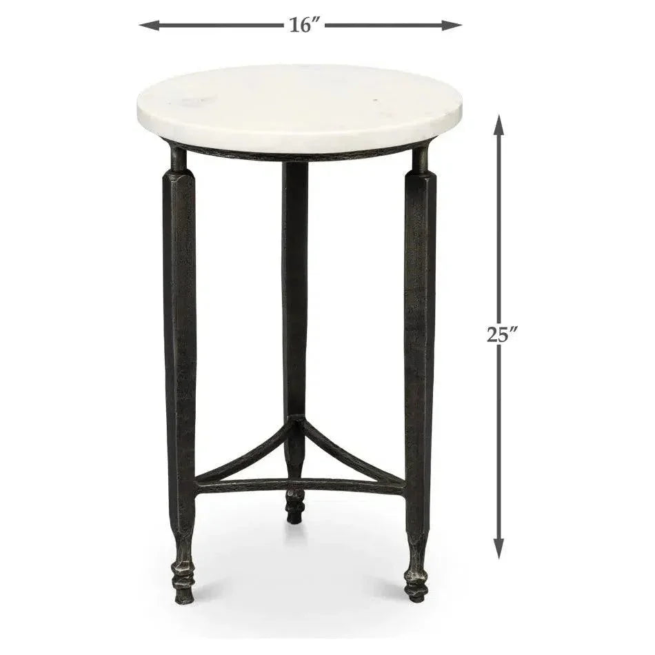 Mykos Round Side Table - LOOMLAN - Sarreid - Side Tables