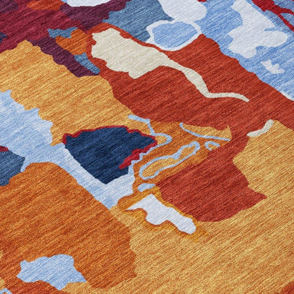 Mysa Copper Washable Indoor-Outdoor Rug-Outdoor Rugs-LOOMLAN Rugs-LOOMLAN