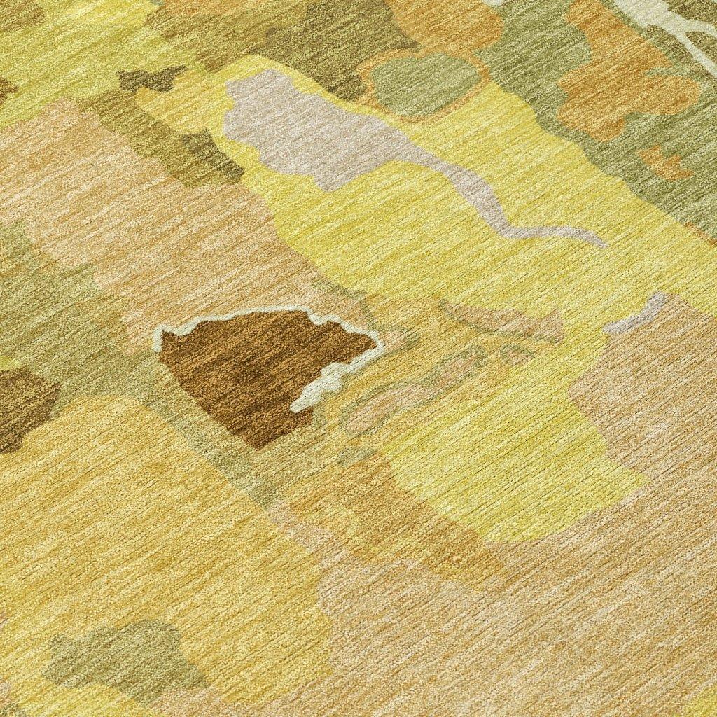 Mysa Gold Washable Indoor-Outdoor Rug-Outdoor Rugs-LOOMLAN Rugs-LOOMLAN