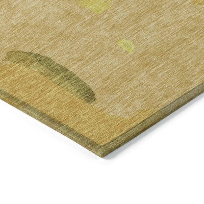 Mysa Gold Washable Indoor-Outdoor Rug-Outdoor Rugs-LOOMLAN Rugs-LOOMLAN