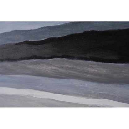 Mystic Landscape Wall Art 72x22 Black Floater - LOOMLAN - SUNPAN - Canvas Art