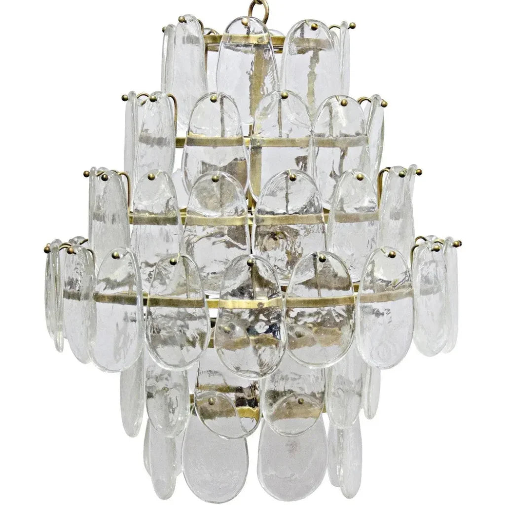 Mystic Metal and Glass Chandelier - LOOMLAN - Noir - Chandeliers