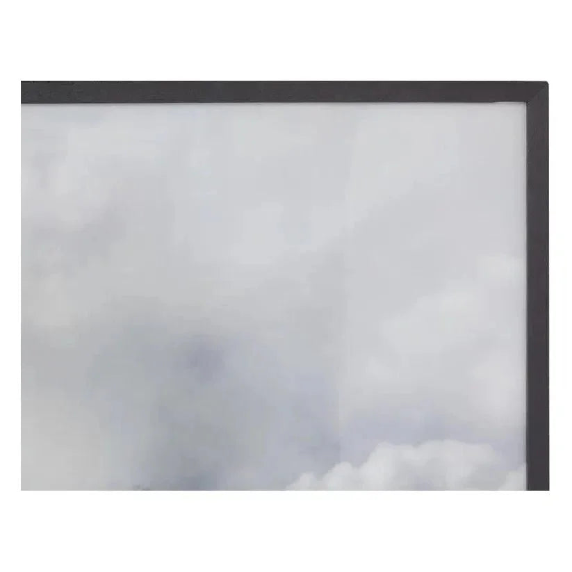 Mystic Mountain Wall Art Gold Leaf & Black-Framed Wall Art-SUNPAN-LOOMLAN