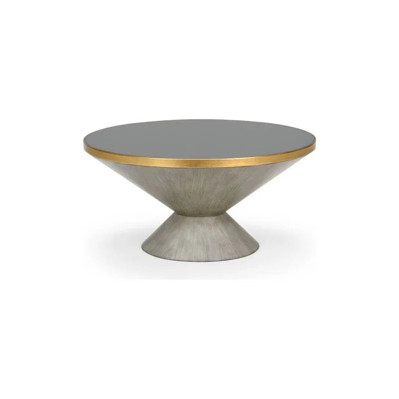 N. Y. Wooden Round Cocktail Table - LOOMLAN - Chelsea House - Side Tables