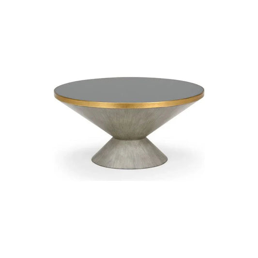 N. Y. Wooden Round Cocktail Table - LOOMLAN - Chelsea House - Side Tables