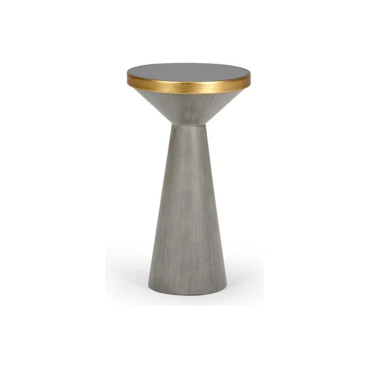 N. Y. Wooden Round Drinks Table - LOOMLAN - Chelsea House - Side Tables