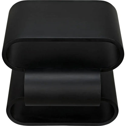 Nada Side Table, Black Steel - LOOMLAN - Noir - Side Tables