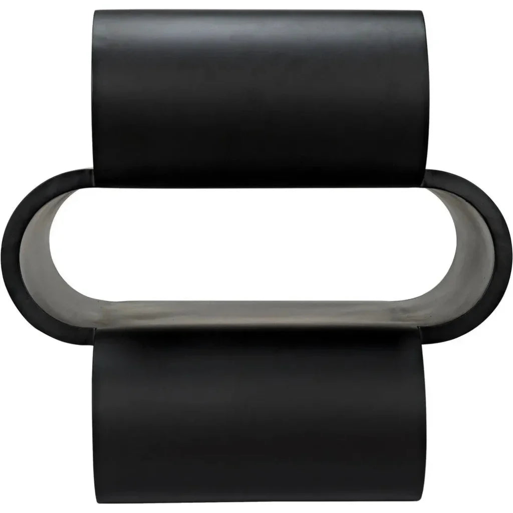 Nada Side Table, Black Steel - LOOMLAN - Noir - Side Tables