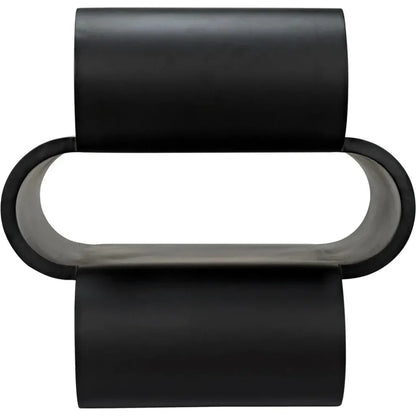 Nada Side Table, Black Steel - LOOMLAN - Noir - Side Tables