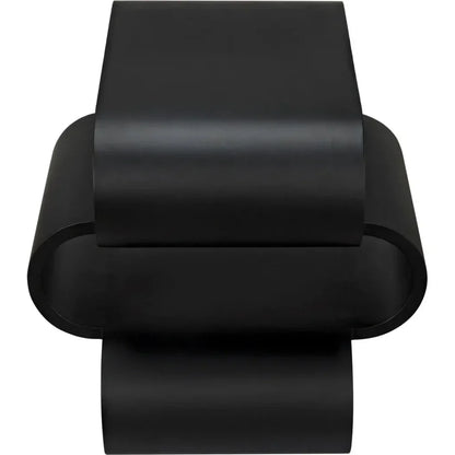 Nada Side Table, Black Steel - LOOMLAN - Noir - Side Tables
