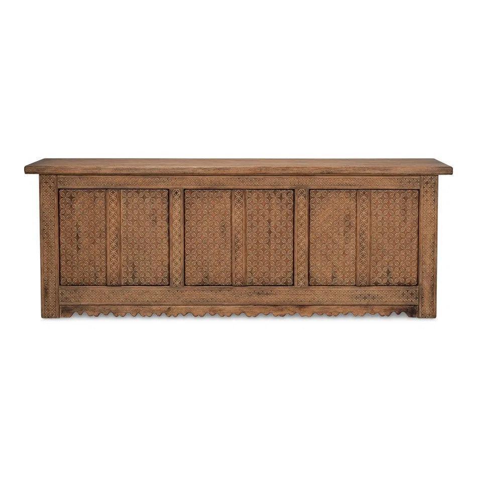 Nader Persian Burnt Brown Sideboard - LOOMLAN - Sarreid - Sideboards