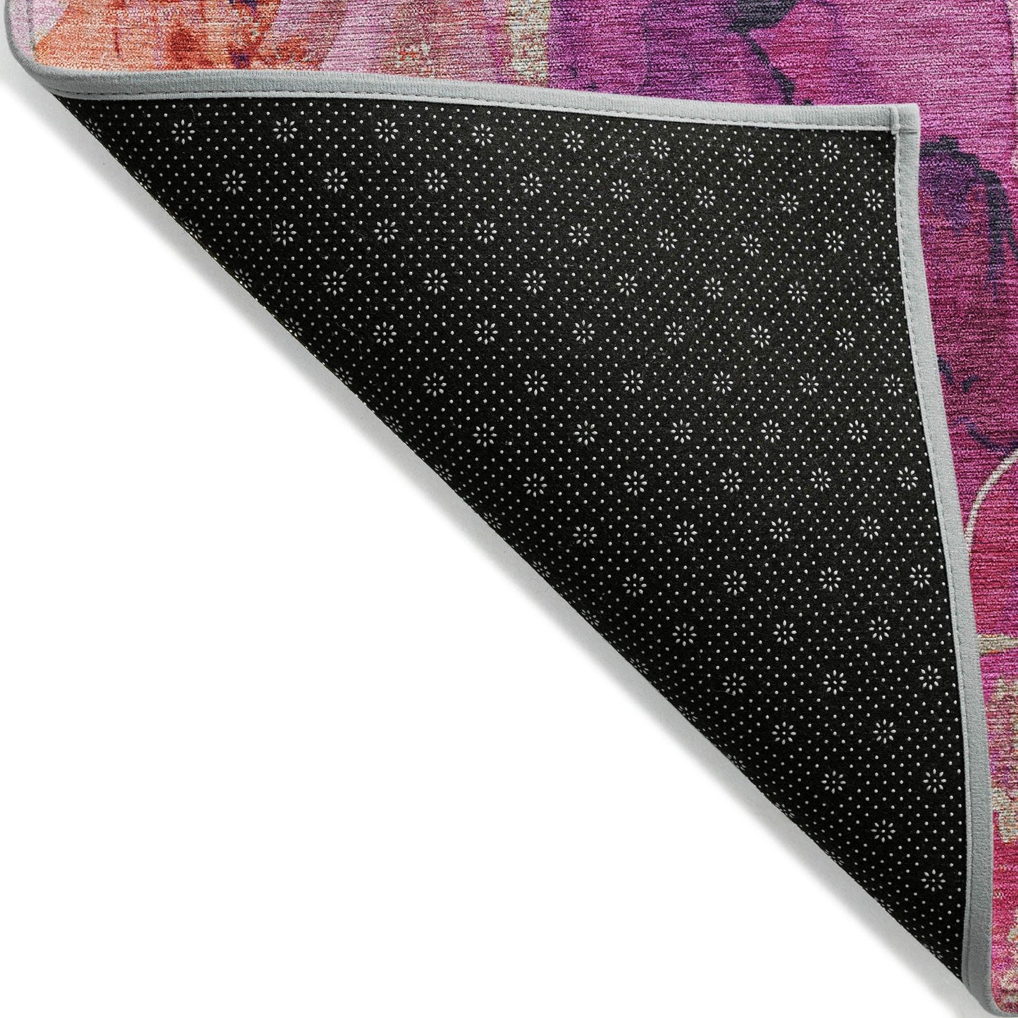 Naelain Red Washable Indoor-Outdoor Rug