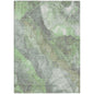 Naelien Green Washable Indoor-Outdoor Rug
