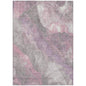 Naelien Pink Washable Indoor-Outdoor Rug