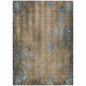 Naelion Brown Washable Indoor-Outdoor Rug