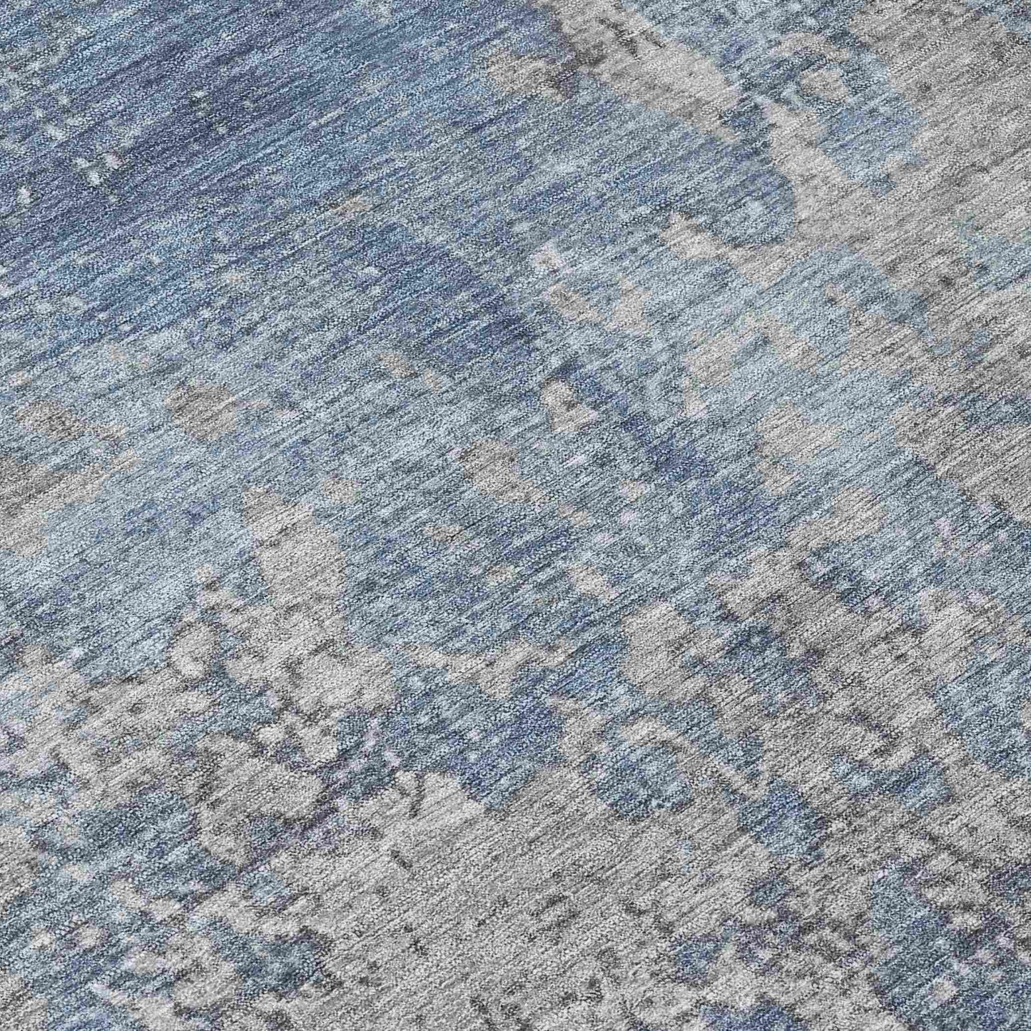Naelira Denim Washable Indoor-Outdoor Rug