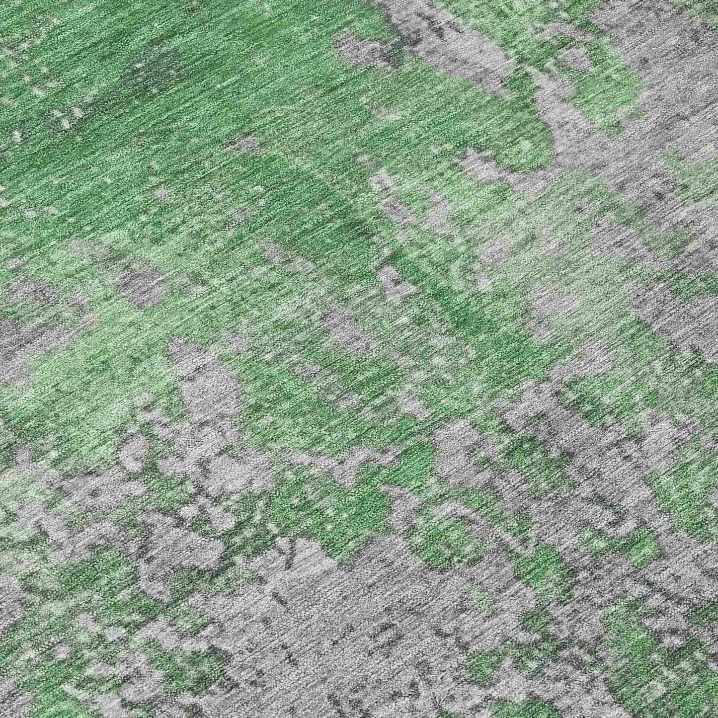 Naelira Green Washable Indoor-Outdoor Rug