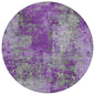 Naelira Purple Washable Indoor-Outdoor Rug