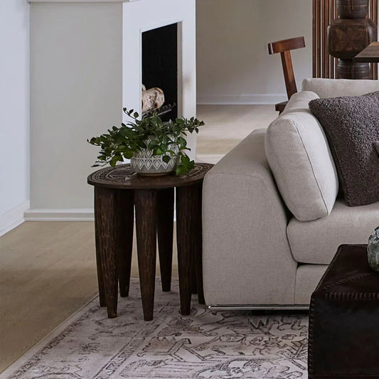 Naga Artisans Handcrafted Side Table