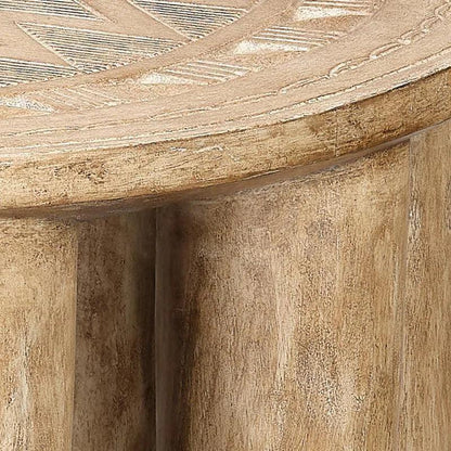 Naga Artisans Handcrafted Side Table