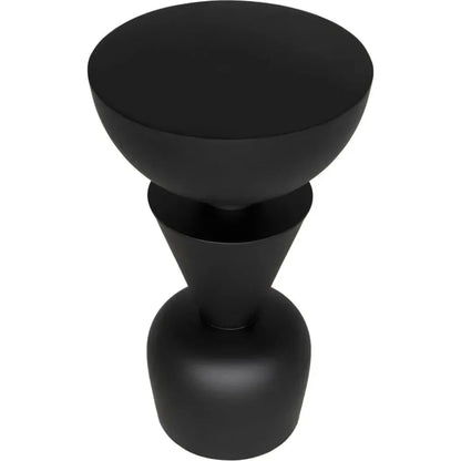 Nagozi Side Table, Metal - LOOMLAN - Noir - Side Tables