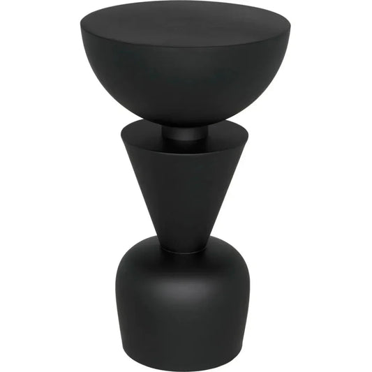 Nagozi Side Table, Metal - LOOMLAN - Noir - Side Tables