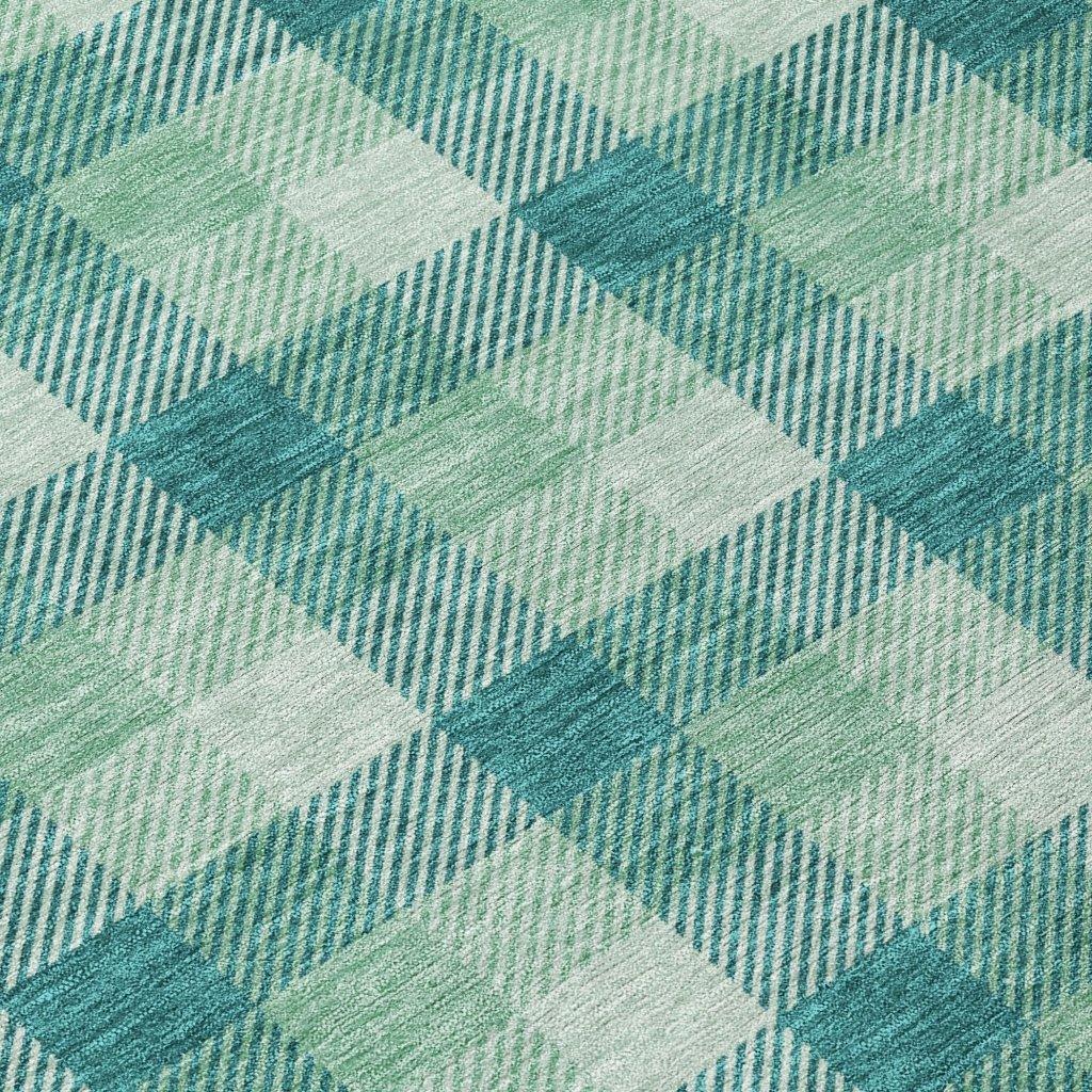 Nahlia Blue Washable Indoor-Outdoor Rug-Outdoor Rugs-LOOMLAN Rugs-LOOMLAN
