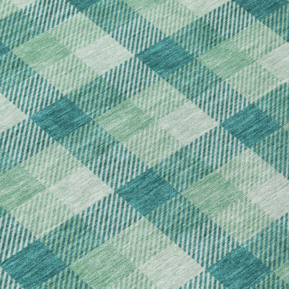 Nahlia Blue Washable Indoor-Outdoor Rug-Outdoor Rugs-LOOMLAN Rugs-LOOMLAN
