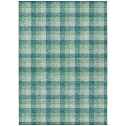 Nahlia Blue Washable Indoor-Outdoor Rug-Outdoor Rugs-LOOMLAN Rugs-2'6" x 3'10"-LOOMLAN
