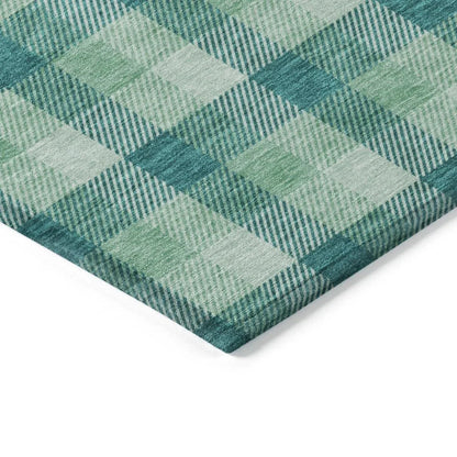 Nahlia Blue Washable Indoor-Outdoor Rug-Outdoor Rugs-LOOMLAN Rugs-LOOMLAN