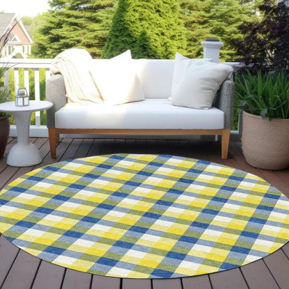 Nahlia Gold Washable Indoor-Outdoor Rug-Outdoor Rugs-LOOMLAN Rugs-LOOMLAN