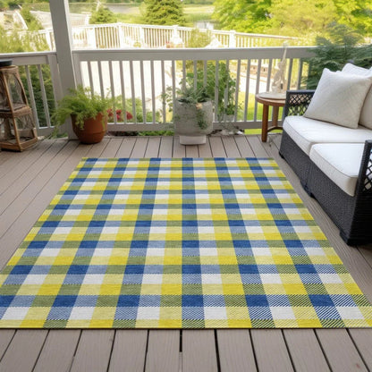Nahlia Gold Washable Indoor-Outdoor Rug-Outdoor Rugs-LOOMLAN Rugs-LOOMLAN