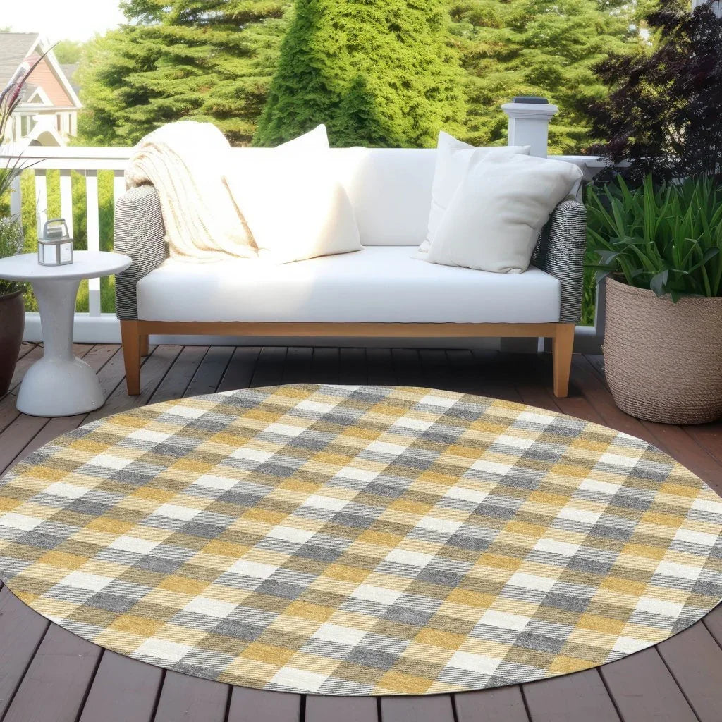 Nahlia Gray Washable Indoor-Outdoor Rug-Outdoor Rugs-LOOMLAN Rugs-LOOMLAN