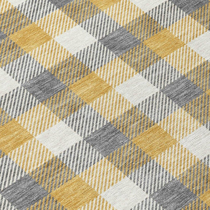 Nahlia Gray Washable Indoor-Outdoor Rug-Outdoor Rugs-LOOMLAN Rugs-LOOMLAN
