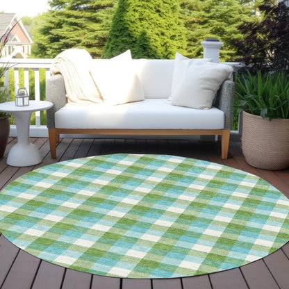 Nahlia Lime Washable Indoor-Outdoor Rug-Outdoor Rugs-LOOMLAN Rugs-LOOMLAN