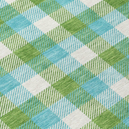Nahlia Lime Washable Indoor-Outdoor Rug-Outdoor Rugs-LOOMLAN Rugs-LOOMLAN